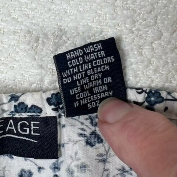 Mileage Womens Button-down Sleeveless Peasant Top Plus Size 2X - Picture 4 of 7